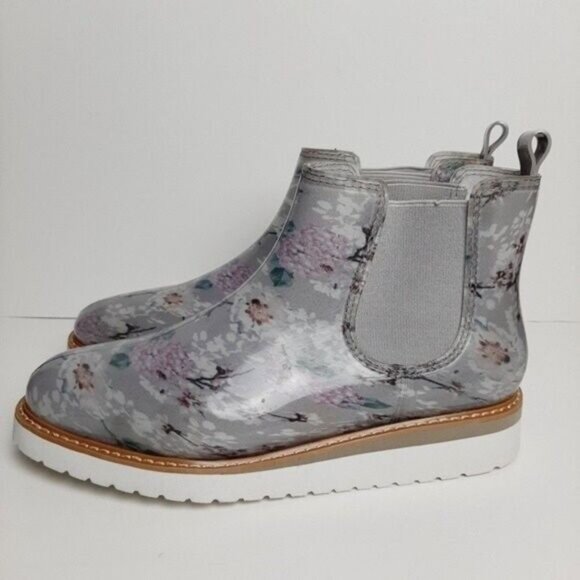 COUGAR Kensington Chelsea Rain Waterproof Boots Floral Sz 10 - Picture 8 of 14